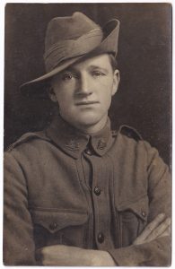 Unknown Australian soldier (World War One postcard)