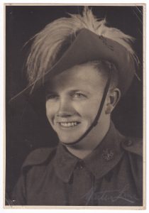 Photo of an Australian Light Horseman (World War Two)