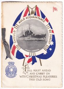 HMAS Canberra, Christmas card