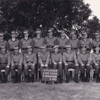 Photo of a group of Australian soldiers (1972 intake), from the era of the Vietnam War (1955-1975)