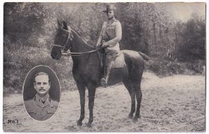 Postcard with two photos of General Birdwood, from the First World War (1914-1918)