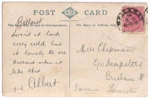 Postcard dated 1908