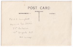 First World War postcard
