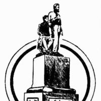 Illustration of the Burke and Wills monument, 1910