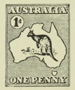 Kangaroo and Map stamp (draft)