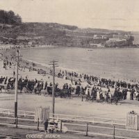 Postcard, with a photo of Coogee Beach (NSW)