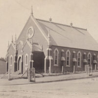Postcard, with a photo of the Wesleyan Church in Junee (NSW)