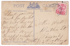 Postcard, 28 March 1912
