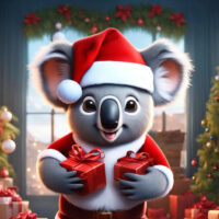 Christmas koala