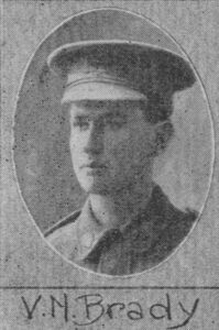 Photo of an Australian soldier, trooper V. N. Brady, 4th Light Horse Regiment, World War One