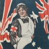 Sydney Mail, 3 March 1915, colour drawing of a patriotic woman