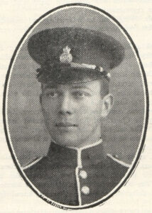 Lieutenant Malcolm Chisholm, killed in 1914 (during World War One)